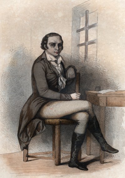 Portrait of Andre Marie Chenier by French School
